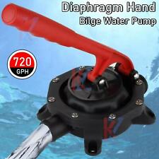 720 GPH Manual Diaphragm Hand Bilge Water Pump Self-Priming Pump for Marine Boat