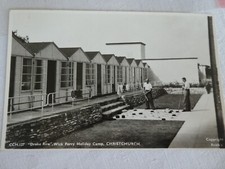 Vintage Friths Real Photograph; Wick Ferry Holiday Camp, Dorset (3539) Unused