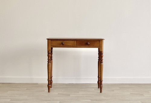 Blonde mahogany console - mahogany,