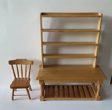 1:12 Dolls House Pine Kitchen