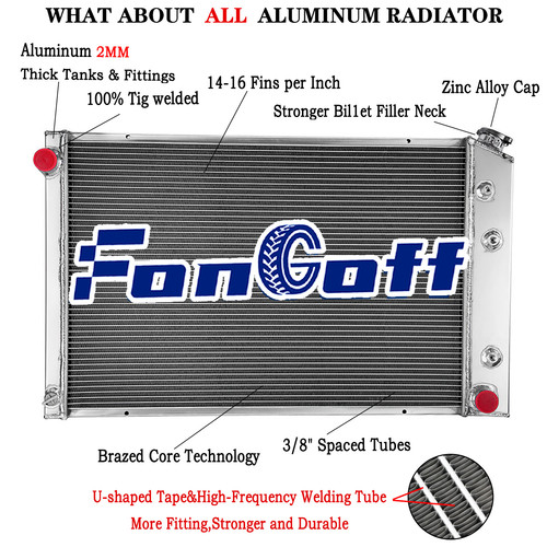 Row aluminium radiator - aluminium,