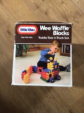 Little Tikes Wee Waffle Blocks Toddle Tots N Truck Set