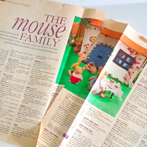 The mouse family knitting - family, dk