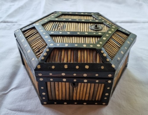Porcupine quill box need of - box,
