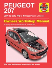 Peugeot 207 Petrol & Diesel 2006-2013 Haynes Repair Manual