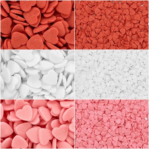 Valentine cupcake sprinkles - cupcake,