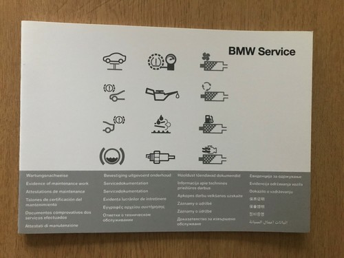 Bmw service book - book, brand