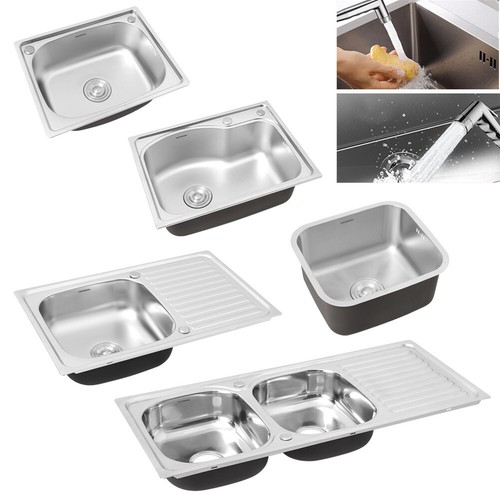 Stainless steel kitchen sink - stainless,