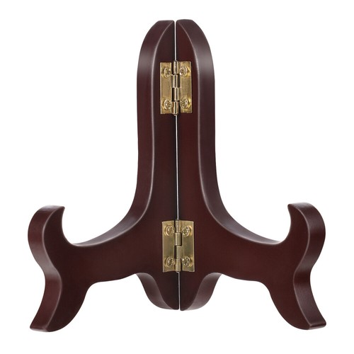 Plate holder folding wooden - plate,