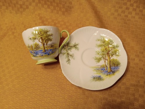 Vintage bluebell wood - "bluebell, wood"