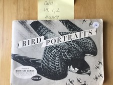 BROOKE BOND PG TIPS TEA CARDS ALBUMS - INCOMPLETE - BIRD PORTRAITS