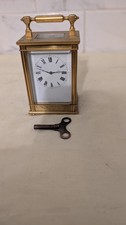 Vintage, Small Carriage Clock, Signed KJB Good Condition, Needs Attention.