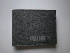 Mens PUMA Wallet Grey Cloth