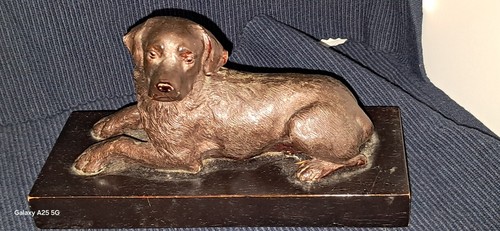 Vintage figurine labrador - a,