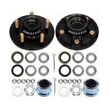 2 Sets 2000Lbs Trailer Hub Kit