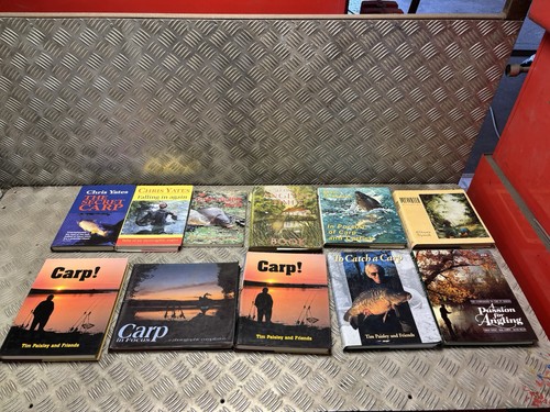 Carp fishing books - fishing, x11