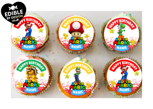 Super mario cake - super,