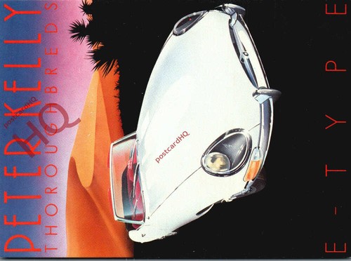 Picture postcard jaguar e - picture, postcard>>jaguar