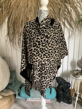 Debenhams The Collection Beige Black Animal Print Shawl/Wrap One size Worn Once