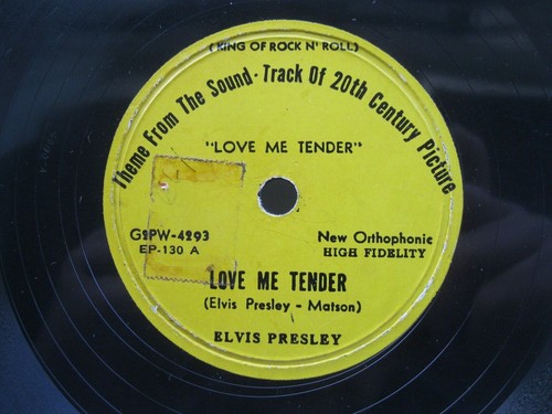 Elvis presley rpm love - rpm, me
