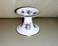 Lovely Vintage Royal Albert Sweet Violets Candlestick / Candle Holder