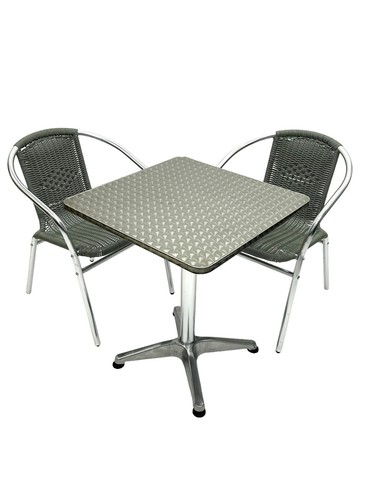 Grey rattan garden furniture - rattan,