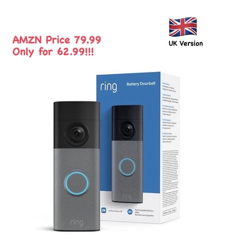 Ring battery video doorbell - battery,