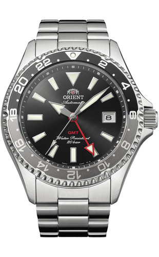 Orient mako gmt black dial - gmt,