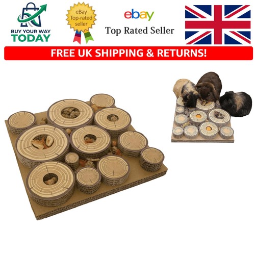 Engaging cardboard enrichment - cardboard,