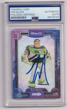 BUZZ LIGHTYEAR Toy Story Disney100 Cosmos TIM ALLEN Signed Autograph PSA/DNA