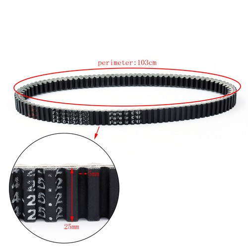 Drive belt for - v-belt, kawasaki