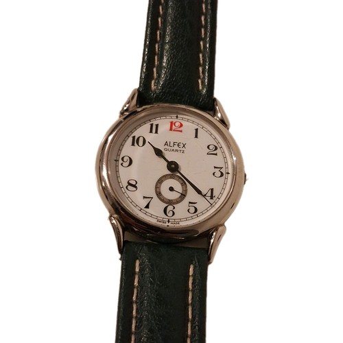 Alfex quartz slim mens watch - quartz,