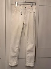 Zara White Slim Fit Jeans size