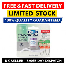 DenTek Strong Teeth Tooth Repair Permanent Dental Cement Cavity Filling Kit UK