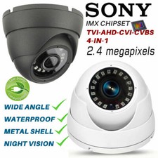 DOME CCTV CAMERA 2.4MP 3000TVL FULL HD 1080P OUTDOOR NIGHT VISION 2MP SYSTEM UK