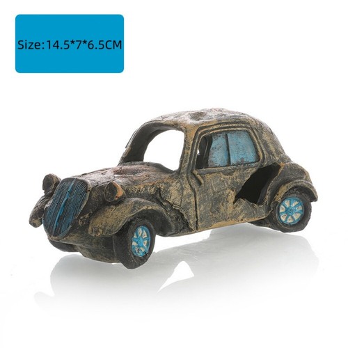 Car wreck aquarium - aquarium, decoration