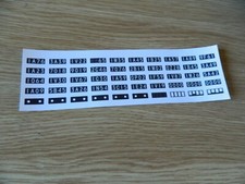 Class 47 N Gauge Western Region 4 Character Headcodes for Farish & Dapol Diesels