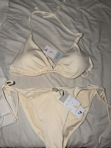 Primark beige bikini set - primark, size