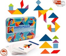 Tangram Wooden 68pcs Puzzle