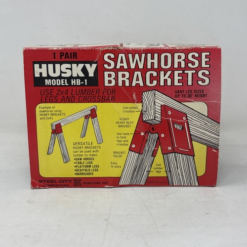 Vintage husky sawhorse - vintage, hb-1