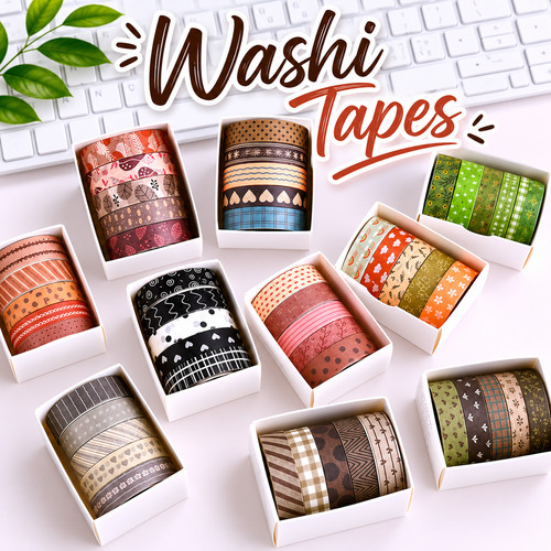 Rolls washi tapes - 5,