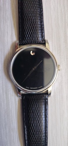Movado men museum black - men's,