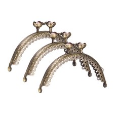 3Pcs Metal Purse Frame,3.3"