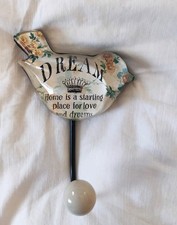 Decorative wall Hook Bird VTG