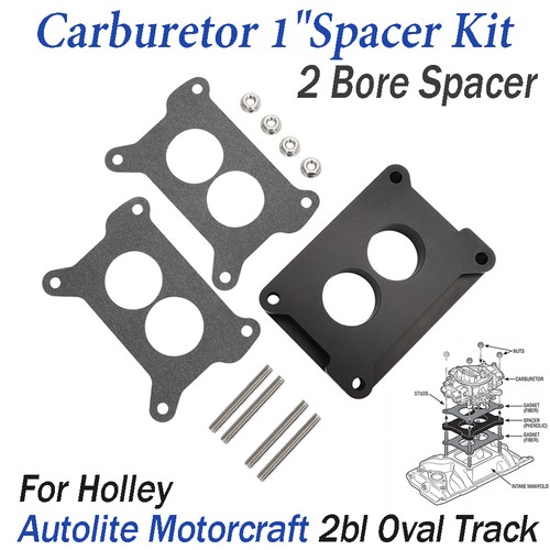 2bbl carburetor spacer inch - 2bbl,