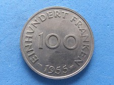 1262) Saarland 100 Franken