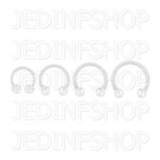 Retainer Hider - Circular Horseshoe | 1.6mm (14g) - 12mm | BioFlex Balls Spikes