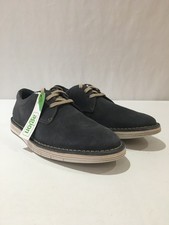 Clarks Forge Vibe Suede Shoes Mens Size 7G Storm Lace Up Casual Shoes New
