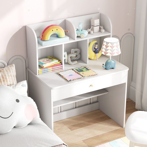 Kids white study desk - kids,