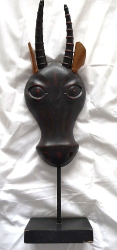 African mask mysterious - african,